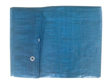 Брезент 10x10 синий защитный брезент