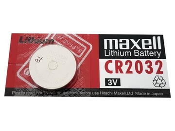 Батарея плоская плоская литиевая батарея MAXELL CR2032 3V