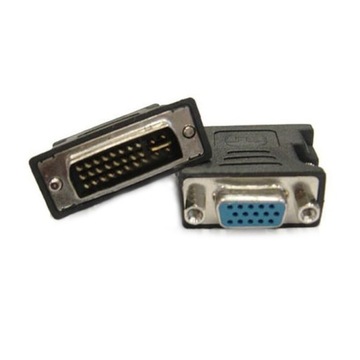 Адаптер для монітора DVI-і DVI 24 + 5pin до VGA 15pin