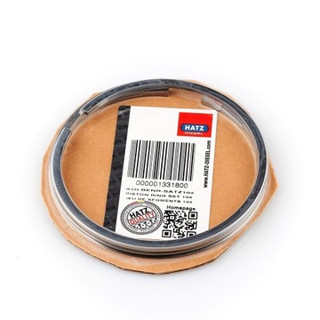 Hatz 1d90 поршневі кільця STD 01331800