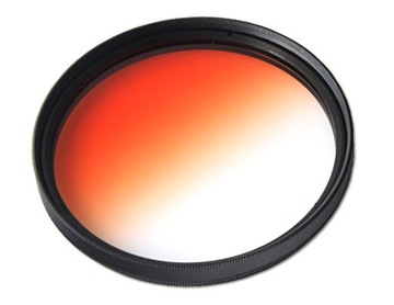 Оранжевый 62 62MM половинный фильтр