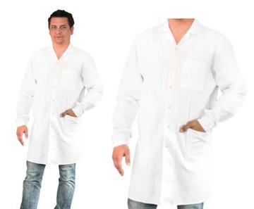Мужской медицинский лабораторный халат хлопок R. 3XL