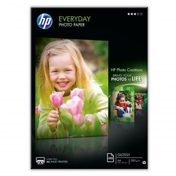 Фотобумага HP Everyday A4 200g 100 ark. Q2510A