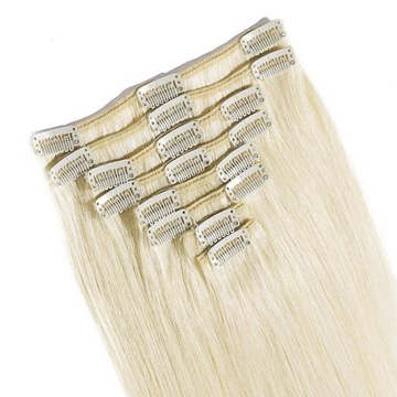 CLIP in натуральные волосы для наращивания 7 лент
