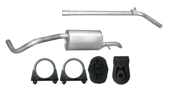SKODA ROOMSTER 1.2 LPG 2006-ГЛУШНИК КОМПЛЕКТ СИСТЕМИ