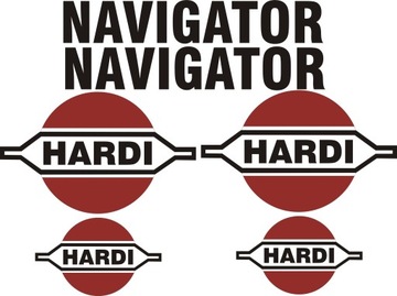 НАКЛЕЙКИ HARDI ОБПРИСКУВАЧ НАВІГАТОР КОМПЛЕКТ