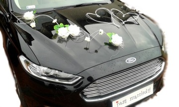 Украшение автомобиля авто украшения для свадьбы цветы