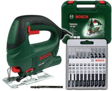 ЛОБЗИК 500W PST 650 BOSCH ВАЛІЗА + 10 ЛЕЗ