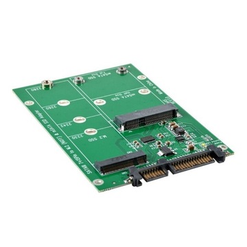 SATA3 M. 2 NGFF mSATA SSD подвійний адаптер