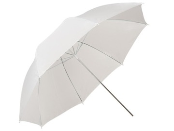 Зонт белый прозрачный 110см Powerlux Łódź