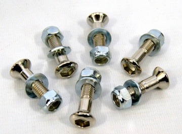SCHRAUBEN BEFESTIGUNG CATCHOODS ZURÜCK SET / SATZ M8X34MM NEU