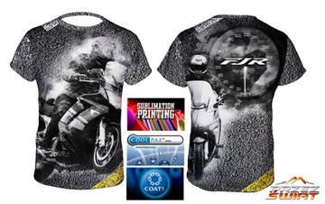 TERMOAKTYWNY T-SHIRT KOSZULKA NA WYJAZD GESCHENK MOTORRAD- YAMAHA FJR 1300