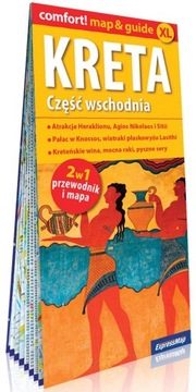 Kreta część wschodnia 2w1 przewodnik + mapa