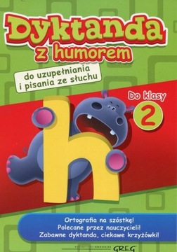 Dyktanda z humorem do klasy 2