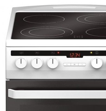 Kuchnia ceramiczna Amica 58CE3.315HTaQW 4 pola 65L