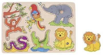 Puzzle dźwiękowe - dzikie zwierzęta