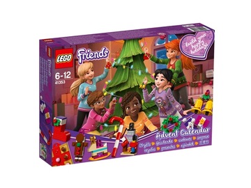 Kalendarz adwentowy z ozdobami bożonarodzeniowymi | LEGO Friends