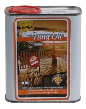 HartzLack Tung Oil olej do drewna 0,75l BEZBARWNY