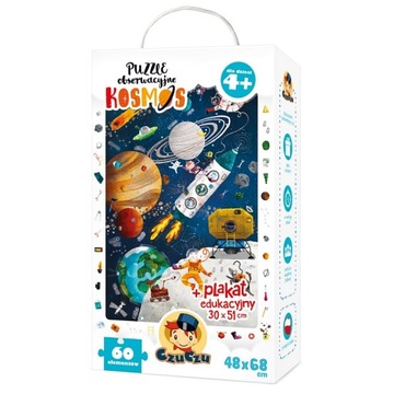 Czuczu Puzzle Obserwacyjne KOSMOS 4+ Czu Czu