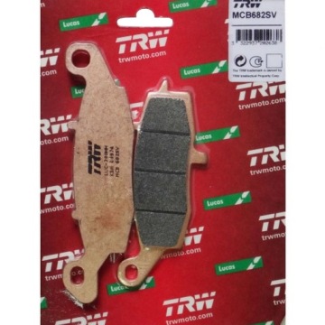TRW ТОРМОЗНЫЕ КОЛОДКИ ПЕРЕДНИЕ МОТО. (АГЛОМЕРАТ СТРИТ) KAWASAKI KLR 650 (95-04) KAWASA