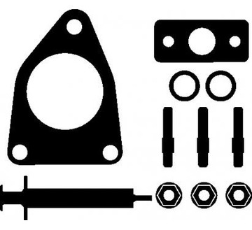 ZESTAW USZCZELEK TURBINY VOLVO V50 V70 S80 2,0 D