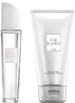 AVON WODA PUR BLANCA 50 ML + BALSAM 125 ML