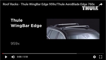 KUFR STŘEŠNÍ THULE WINGBAR EDGE PORSCHE MACAN