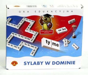 SYLABY W DOMINIE gra edukacyjna Alexander DOMINO