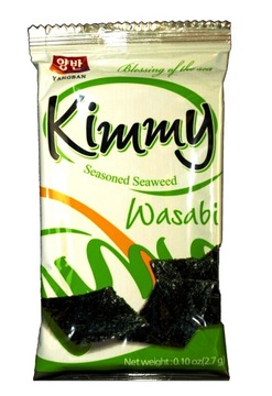 Glony algi o smaku wasabi, przekąska 2,7g