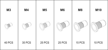 РЫЧАГ ЗАКЛЕПОЧНИКА 2,4-6,4мм YT-36095 YATO +150