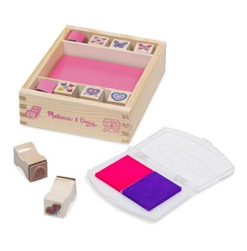 фото ориг. №3, Melissa doug wooden stamps butterflies hearts