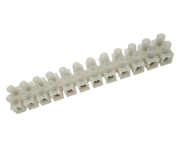 LISTWA zaciskowa złączka 12 torowa 10mm kostka