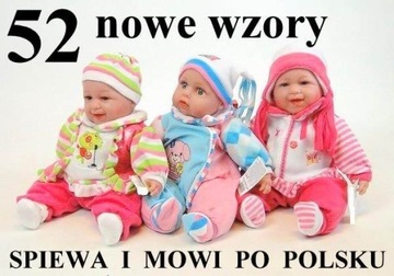 LALKA bobas BABY dzidziuś BORN mówi i ŚPIEWA po polsku ZIMOWE ubranko nr28