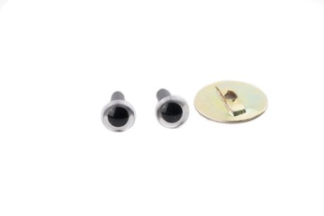 Safety eyes bezpieczne oczy zaciskowe do maskotek 4,5mm przezroczyste