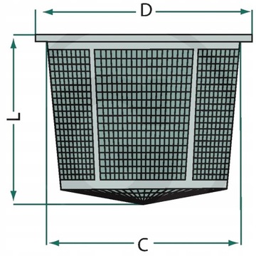 Корзинчатое сито Араг Д-400мм 300134