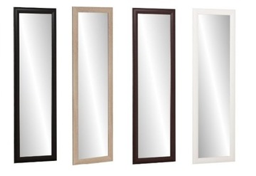 LUSTRO w ramie 130x40DĄB SONOMA BIAŁE WENGE CZARNE