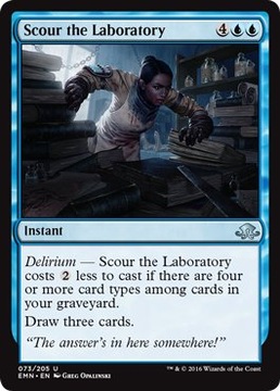 MTG 4x Scour the Laboratory (Uncommon)