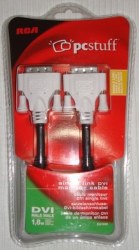 Kabel DVI Single Link ( DVI-D 18+1 ) 1,8m. THOMSON