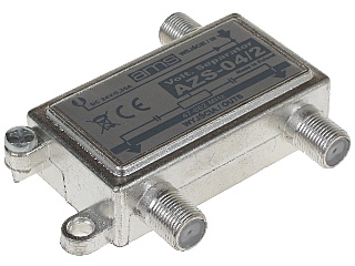 SEPARATOR ZASILANIA AZS-04/2 PASMO 47-862MHz ABCV