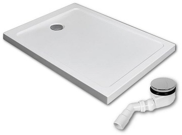 RADAWAY BRODZIK PROSTOKĄTNY DOROS F 140x80 + SYFON