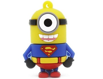 PENDRIVE USB 32 GB MINIONKI SUPERMAN BAJKA WYS 24H