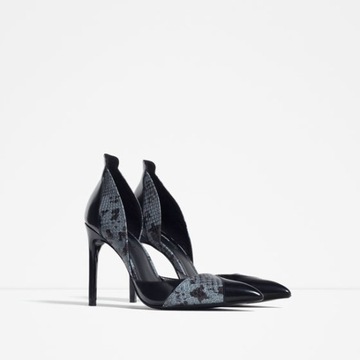 ТУФЛИ ZARA ELEGANT SNAKE БЛОГ 40