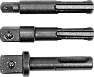 ZESTAW ADAPTERÓW SDS-PLUS DO NASADEK-1/4,3/8,1/2