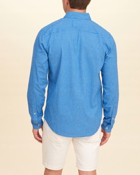 koszula niebieska krata HOLLISTER Abercrombie S