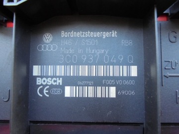 VW EOS 2006R 2.0 FSI ŘÍZENÍ BORDNETZ 3C0937049Q