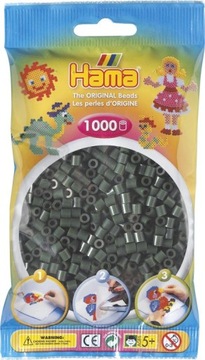 Hama 207-28 - Цвет Темно-Зеленый - 1000 бусинок