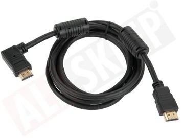 КАБЕЛЬ HDMI HDMI ВИЛКА 1,8 М 1,4 В УГОЛ