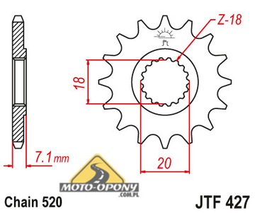 Комплект привода Suzuki RM-Z 250 07-09 S. Усиленный