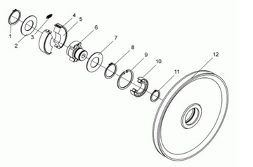 Пружина сцепления WACKER DPS2050 0022862