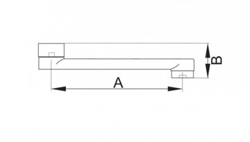фото ориг. №3, Spout kitchen washbasin to betarees wall flat equal left 100 mm 3/ 4"